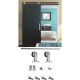 N186962 SS BARN DOOR TRACK KIT