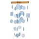Mini Capiz Chime - Light Blue C138
