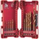 Drill Bit Set Titanium 10PC 1/8-3/8in Milwaukee 48-89-4633