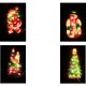 Xmas 20 Light PVC 16in Silhouette Asst