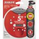 DCD050100H04G 4PK 5IN 100G SANDING DISC