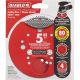 DCD050080H04G 4PK 5IN 80G SANDING DISC