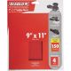 DCS911150S04G 4PK 9X11 150G SAND SHEET
