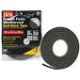 Rubber Foam Weather Seal 3/8in W x 5/16in T x 10Ft L Blk