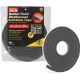 Rubber Foam Weather Seal 1/2X9/16inx10FT Black Tape