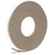 3/8in W x 3/16in T x 17Ft L Brown Foam Weatherstrip Tape