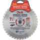 7-1/4IN CUT/RIP SAW BLADE