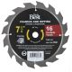 7-1/4 16T CARB SAW BLADE
