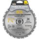 7-1/4 24T CARB SAW BLADE