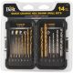 14PC DRILL/MASONRY SET