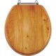 009326417431 OAK ROUND TOILET SEAT
