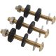 5/16In x 3In Brass Sponge Rubber Tank Bolts 3PK
