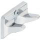 CHROME DOUBLE ROBE HOOK