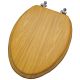WMS-19-V OAK VNEER ELONGATED SEAT