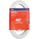 40FT 16/3 WHITE EXT CORD