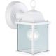 WHT OUTDOOR WALL FIXTURE.