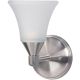 1 BULB BN WALL FIXTURE