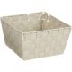 799494-BE SMALL BEIGE WOVEN BASKET