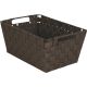 748106-BR LARGE BROWN WOVEN BASKET