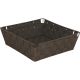 748134-BR MED BROWN WOVEN BASKET