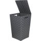 748115-GR GRAY LAUNDRY HAMPER