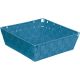748134-BL MED BLUE WOVEN BASKET