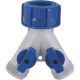 Poly Y-Connector Double Hose Shutoff 725451