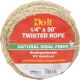 1/4INX50FT TWST SISAL ROPE