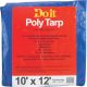 Tarpaulin Blue 10Ft x 12Ft