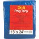 Tarpaulin Blue 18X24