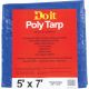 Tarpaulin Blue 5ft X 7ft