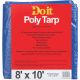 Tarpaulin Blue 8ft X 10ft
