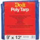 Tarpaulin Blue 9ft X 12ft