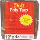 Tarpaulin Brown / Green 12ft X 14ft