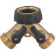 BRASS HOSE Y SHUT-OFF