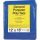 Tarpaulin Blue 12Ft X 16Ft