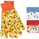 PANSY FLORL COTTON GLOVE