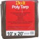 Tarpaulin Brown / Green 10ft X 20ft