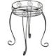 Blk Steel 21In H Plant Stand