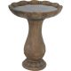 WXFO2256 FLOWER BIRDBATH