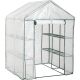 4Ft 8In W x 6Ft 5In H x 4Ft 8In D Walk-In Greenhouse