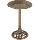 009326723235 FLWR PDSTL BIRDBATH BRZ
