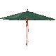 9FT MARKET GREEN UMBRELLA