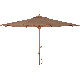 9FT MARKET BROWN UMBRELLA