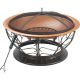 30IN STEEL COPPER FIREPIT