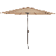 9FT TAN ALUM UMBRELLA