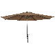 9FT BROWN ALUM UMBRELLA