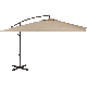 Outdoor Expressions 10FT Sq Steel Offset Tan Patio Umbrella