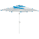 TJAU-004A-230-BST 7.5FT BLU STRIPE UMBRELLA