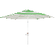TJAU-004A-230-GST 7.5FT GRN STRIPE UMBRELLA